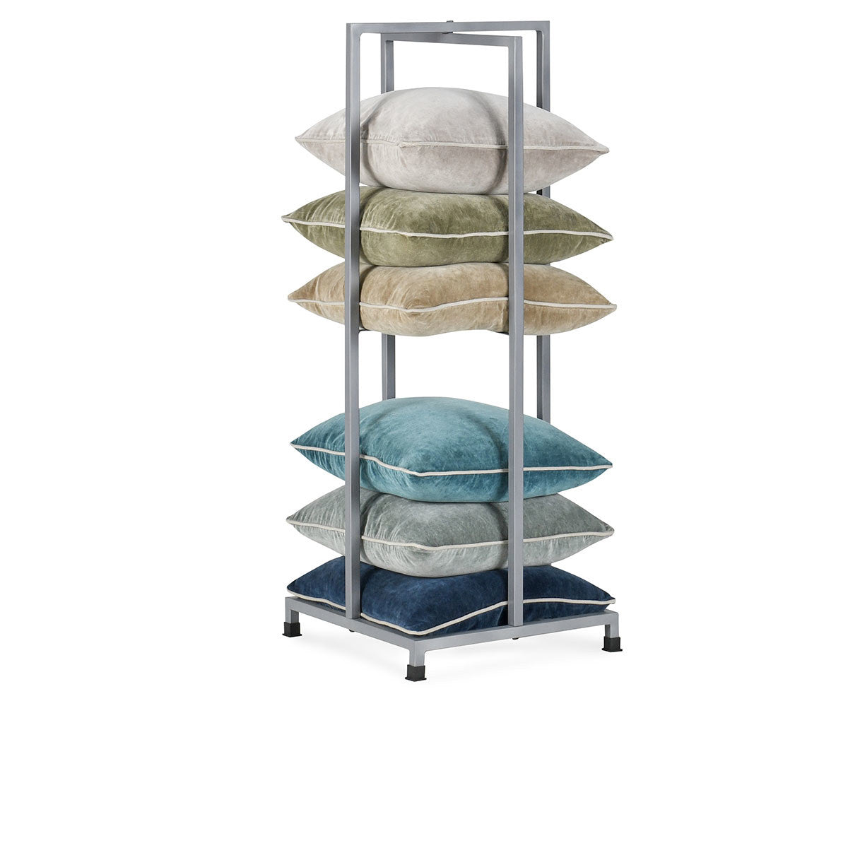 Pillow Tower Silver Rack by Classic Home at Eve Furniture