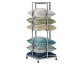 Pillow Tower Silver Rack by Classic Home at Eve Furniture