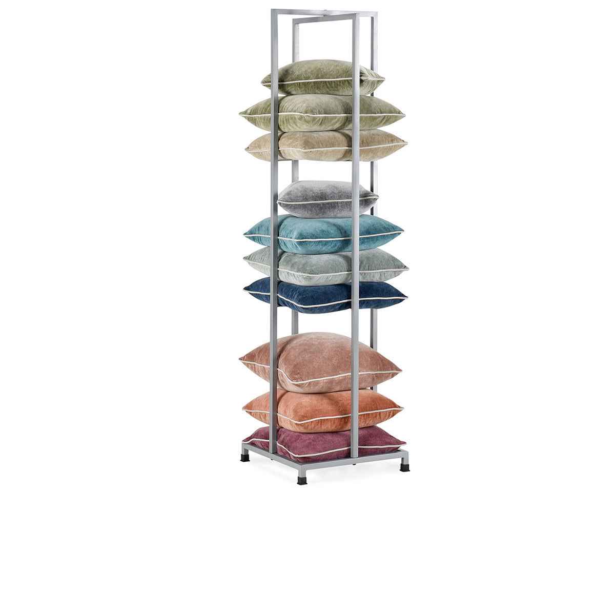 Pillow Tower Silver Rack by Classic Home at Eve Furniture