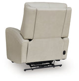 Pincara Bone Power AutoGlide Recliner by Ashley at Eve Furniture