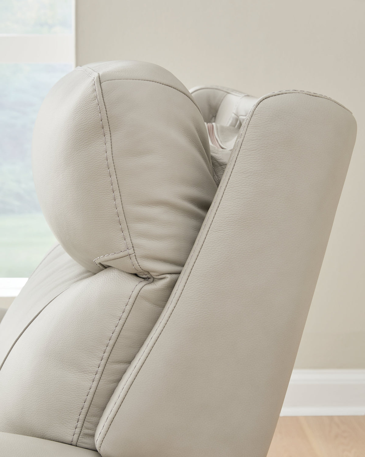Pincara Bone Power AutoGlide Recliner by Ashley at Eve Furniture