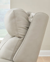 Pincara Bone Power AutoGlide Recliner by Ashley at Eve Furniture