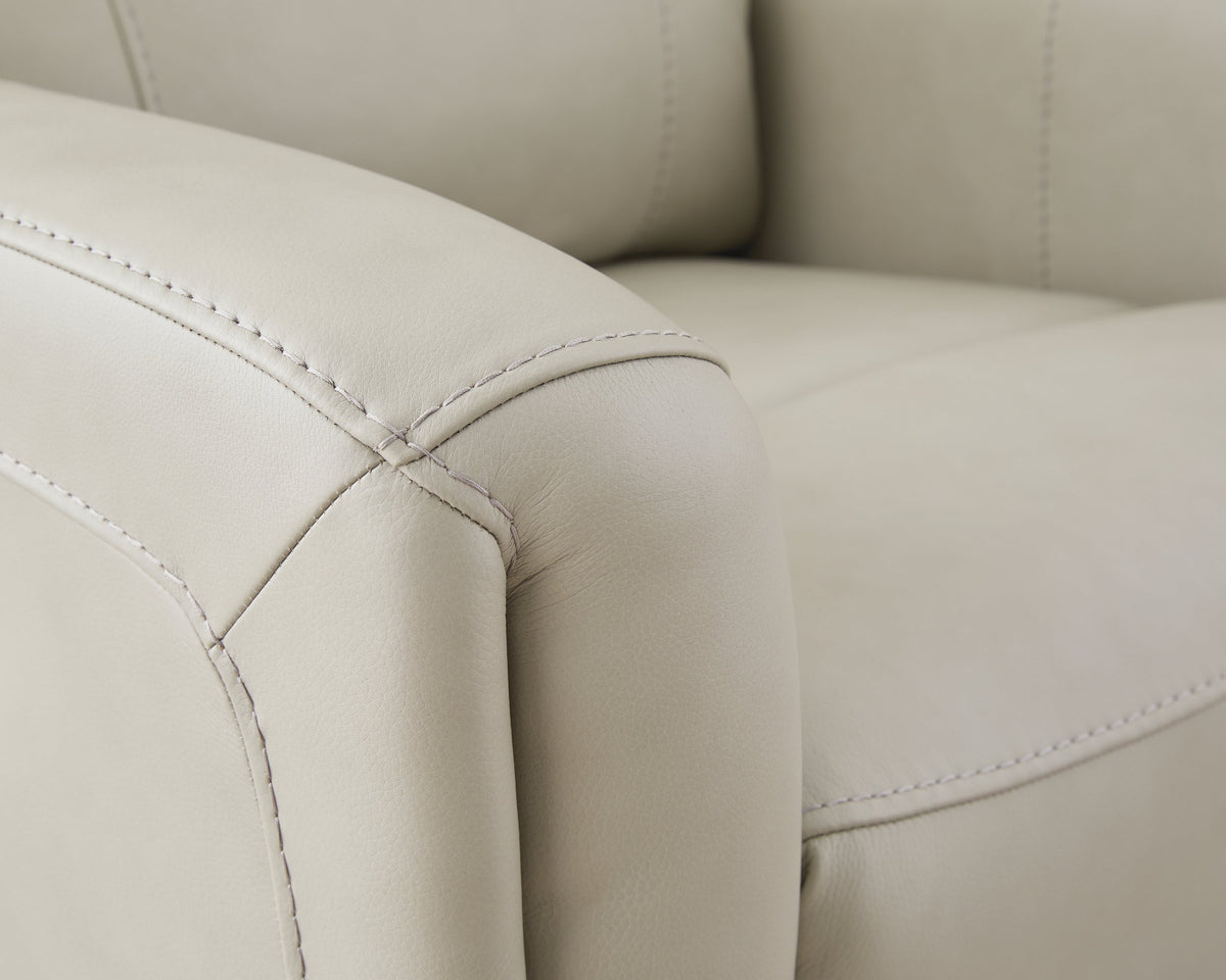 Pincara Bone Power AutoGlide Recliner by Ashley at Eve Furniture