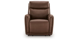 Pincara Umber Power AutoGlide Recliner by Ashley at Eve Furniture