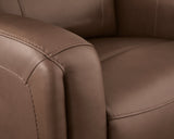 Pincara Umber Power AutoGlide Recliner by Ashley at Eve Furniture