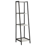 Pinckard Gray Stone Herringbone/Black 3-Piece Ladder Desk Set