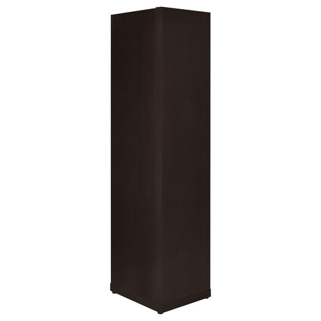 Pinckard Cappuccino 6-Tier Corner Bookcase by Coaster at Eve Furniture