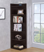 Pinckard Cappuccino 6-Tier Corner Bookcase by Coaster at Eve Furniture