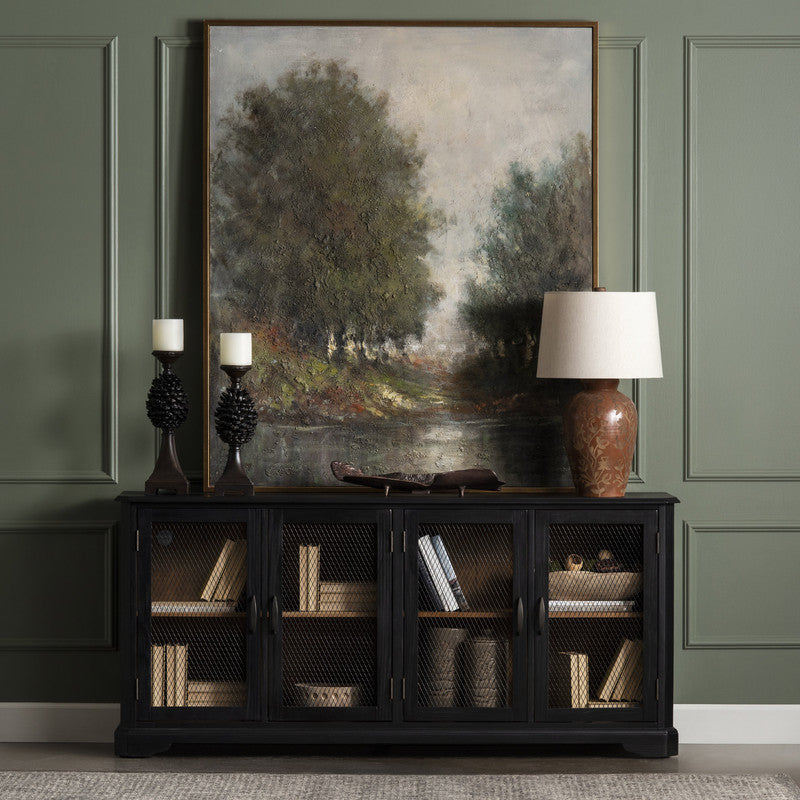 Pine Bluff Brown Candle Holders by Crestview at Eve Furniture