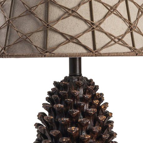 Pine Bluff Brown Table Lamp (Set of 2) by Crestview at Eve Furniture