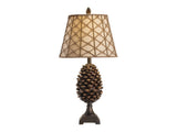Pine Bluff Brown Table Lamp (Set of 2) by Crestview at Eve Furniture