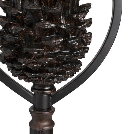 Pine Creek Brown Floor Lamp by Crestview at Eve Furniture