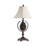 Pine Creek Brown/Bronze Accent Lamp (Set of 2) by Crestview at Eve Furniture