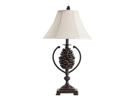 Pine Creek Brown/Bronze Accent Lamp (Set of 2) by Crestview at Eve Furniture