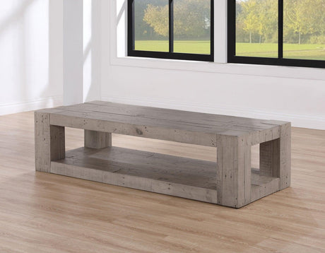 Pinedale Cocktail Table w/Casters by Steve Silver at Eve Furniture