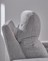 Pineland Pewter Power Glider Recliner with Audio System by Ashley at Eve Furniture