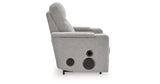 Pineland Pewter Power Glider Recliner with Audio System by Ashley at Eve Furniture