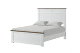 Pinetop White/Dark Brown 5-Piece Twin Bedroom Set by Furniture of America at Eve Furniture