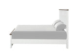 Pinetop White/Dark Brown 5-Piece Twin Bedroom Set by Furniture of America at Eve Furniture