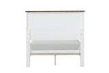 Pinetop White/Dark Brown 5-Piece Twin Bedroom Set by Furniture of America at Eve Furniture
