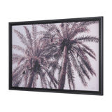 Pink Palms Horizontal by Deborah Revell a Framed Photo Art Print Matted under Glass by Mercana at Eve Furniture
