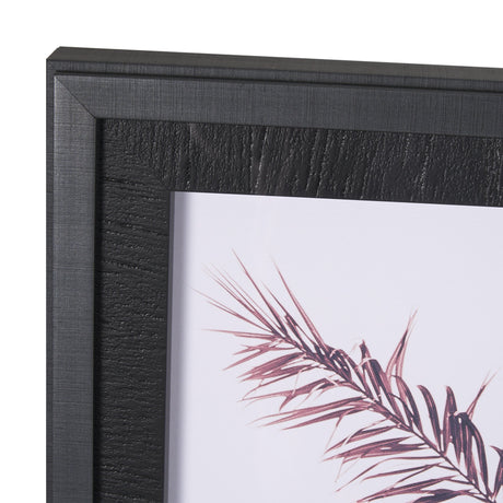 Pink Palms Horizontal by Deborah Revell a Framed Photo Art Print Matted under Glass by Mercana at Eve Furniture