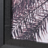 Pink Palms Horizontal by Deborah Revell a Framed Photo Art Print Matted under Glass by Mercana at Eve Furniture