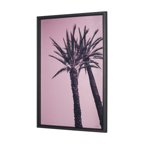 Pink Palms I by Deborah Revell a Hand Embellished Framed Photo Art Print by Mercana at Eve Furniture