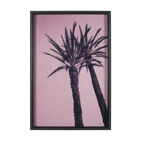 Pink Palms I by Deborah Revell a Hand Embellished Framed Photo Art Print by Mercana at Eve Furniture