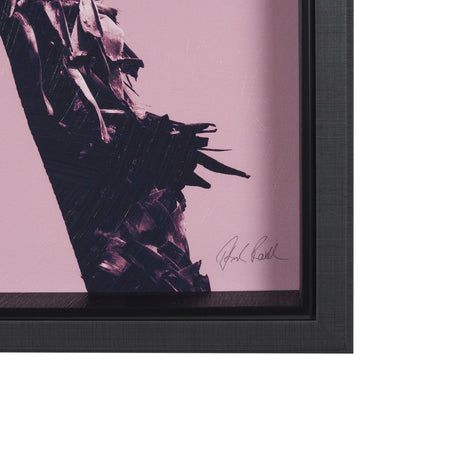 Pink Palms II by Deborah Revell a Hand Embellished Framed Photo Art Print by Mercana at Eve Furniture
