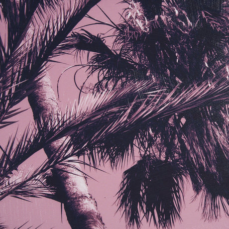 Pink Palms II by Deborah Revell a Hand Embellished Framed Photo Art Print by Mercana at Eve Furniture