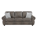 Pinnacle Pewter 2-Piece Living Room Set by Homelegance at Eve Furniture