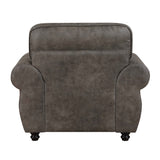 Pinnacle Pewter Chair by Homelegance at Eve Furniture