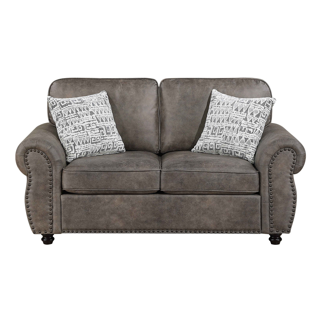 Pinnacle Pewter Living Room Set by Homelegance at Eve Furniture
