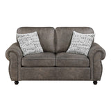 Pinnacle Pewter Living Room Set by Homelegance at Eve Furniture