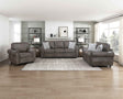 Pinnacle Pewter Living Room Set by Homelegance at Eve Furniture