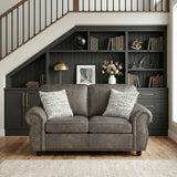 Pinnacle Pewter Loveseat by Homelegance at Eve Furniture