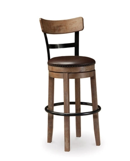Pinnadel Tall UPH Swivel Bar Stool by New Era Innovations at Eve Furniture