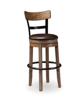 Pinnadel Tall UPH Swivel Bar Stool by New Era Innovations at Eve Furniture