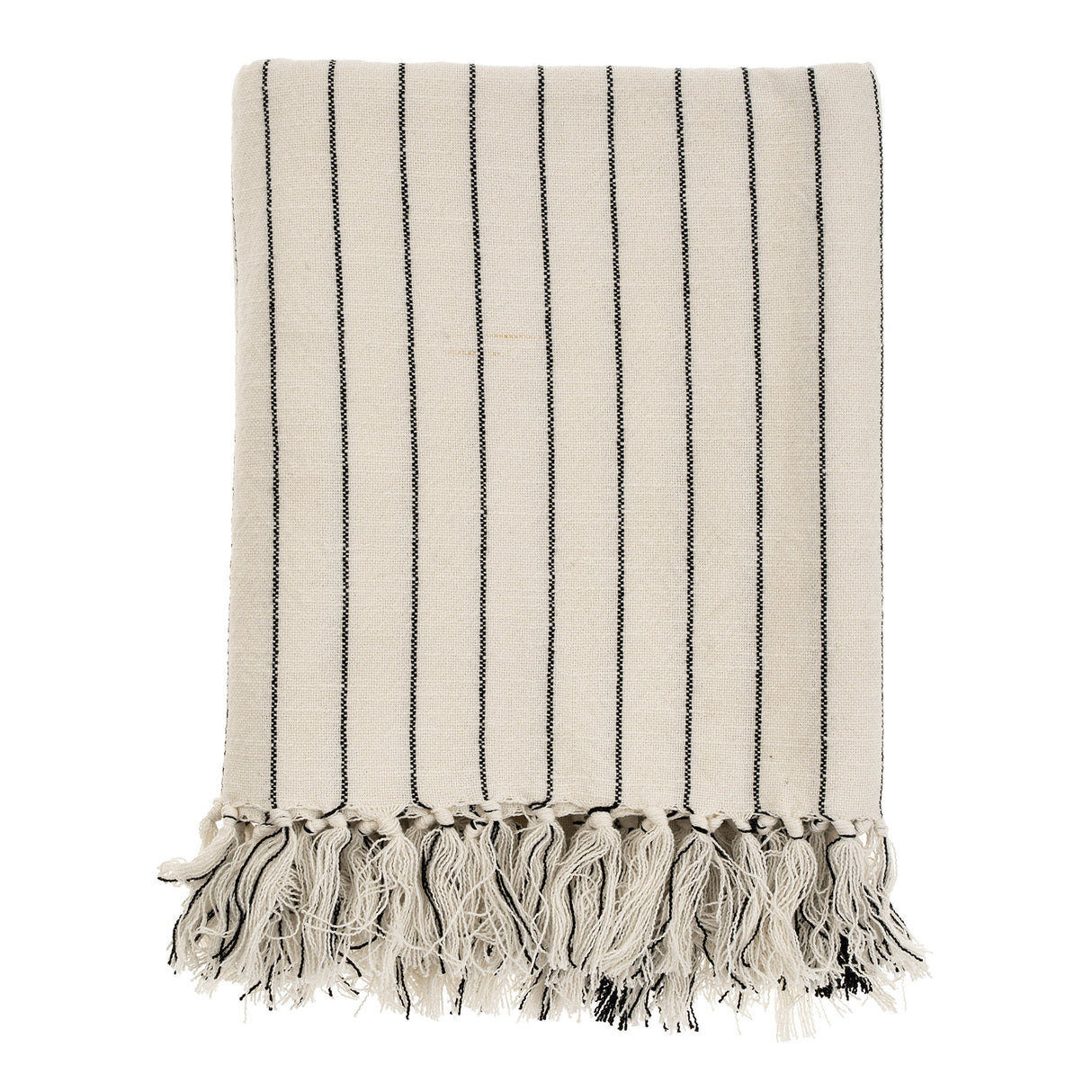Pinstripe Hammam Bath Towel, Black, Set of 2 by Mercana at Eve Furniture