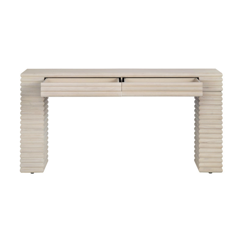 Piper Cream Console Table by Crestview at Eve Furniture