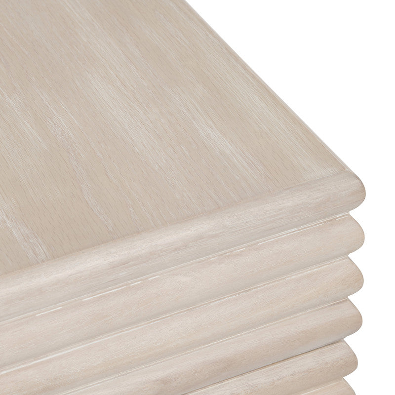 Piper Cream End Table by Crestview at Eve Furniture