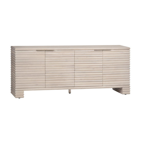 Piper Cream Four-Door Cabinet by Crestview at Eve Furniture