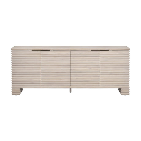 Piper Cream Four-Door Cabinet by Crestview at Eve Furniture