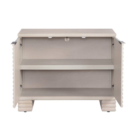 Piper Cream Two-Door Cabinet by Crestview at Eve Furniture