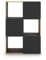 Piperton Charcoal Six Cube Organizer by Ashley at Eve Furniture