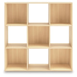 Piperton Tan Nine Cube Organizer by Ashley at Eve Furniture