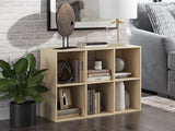 Piperton Tan Six Cube Organizer by Ashley at Eve Furniture