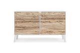 Piperton Two-tone Brown/White Dresser by Ashley at Eve Furniture
