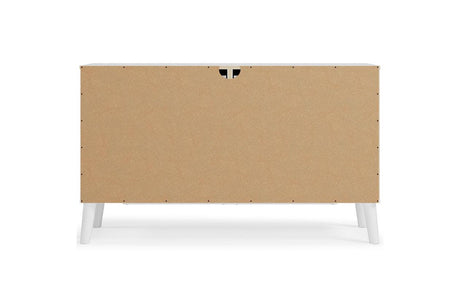 Piperton Two-tone Brown/White Dresser by Ashley at Eve Furniture